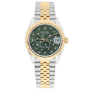Rolex Datejust 31mm 278273-0032 Stainless Steel and Yellow Gold with Green Floral Diamond Dial 2023