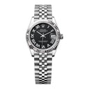 Rolex Datejust 31 278274-0002 Jubilee Stainless Steel with Black Roman Dial Watch 2024