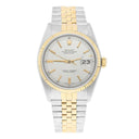 Rolex Datejust 36mm Two Tone Silver lndex Dial Jubilee 16013 Circa 1987 Complete