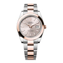 Rolex Datejust 41mm Oyster 126301-0009 Stainless Steel & Rose Gold Watch Sundust Index Dial 2024