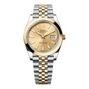 Rolex Datejust 41mm 126303-0010 Stainless Steel & Yellow Gold Jubilee Watch Champagne Index Dial 2024