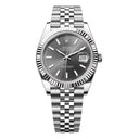 Rolex Datejust 41mm 126334-0014 Jubilee Stainless Steel Watch Slate Index Dial