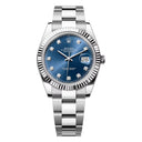 Rolex Datejust 126334-0015 Oyster Stainless Steel with Blue Diamond Dial Watch 2024