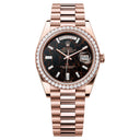 Rolex Day Date Eisenkiesel Diamond Dial 228345rbr-0016 President Rose Gold with Diamond Bezel Watch 2024