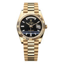 Rolex Day-Date 40 228238-0059 Yellow Gold Fluted Bezel Onyx Dial 2024