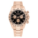 Rolex Cosmograph Daytona 116505-0008 Black Dial Pink Subdials 18K Rose Gold Complete