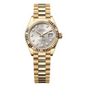 Rolex Lady-Datejust President 28mm 279178-0015 Yellow Gold Watch Silver Diamond Dial 2024