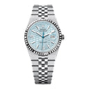 Rolex Land-Dweller 127236-0001 Ice Blue Dial Flat Jubilee Bracelet