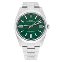Rolex Oyster Perpetual 41mm 124300-0005 Green Dial Never Worn 2024 Box And Papers