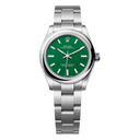 Rolex Oyster Perpetual 31mm No Date 277200-0006 Green Dial Stainless Steel Watch 2024