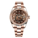 Rolex Sky-Dweller 326935-0003 Chocolate Arabic Rose Gold Watch
