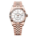 Rolex Sky-Dweller 336935-0007 42mm Rose Gold White Index Dial Watch 2024