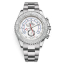 Rolex Yacht-Master II 44mm 116689 White Gold with White Dial Watch 2009