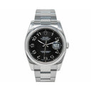 Rolex Datejust 36mm Oyster 116200 Stainless Steel Watch Black Arabic Dial 2009