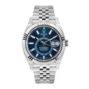 Rolex Sky-Dweller 42mm Jubilee 336934 Stainless Steel Watch Blue Index Dial