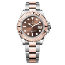 Rolex Yacht-Master 40mm Oyster 126621-0001 Two Tone Stainless Steel & Rose Gold Watch Chocolate Dial 2021