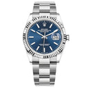 Rolex Datejust 126234  Blue Index Dial 36mm Oyster Stainless Steel Watch 2024