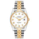 Rolex Datejust 36mm Jubilee 116233-0154 Stainless Steel & Yellow Gold Watch White Diamond Dial