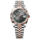 Rolex Datejust Grey Roman Dial 126331 Jubilee  Fluted Bezel Stainless Steel and Rose Gold Watch Wimbledon 2021