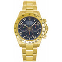 Rolex Cosmograph Daytona Blue Dial 40mm Oyster 116528 Yellow Gold Watch 2013