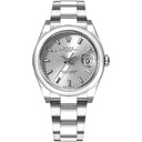 Rolex Oyster Perpetual Date 34mm Oyster 115200 Stainless Steel Watch Silver Index Dial 2020