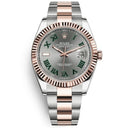 Rolex Datejust 41mm 126331 Stainless Steel/Rose Gold Oyster Watch Wimbledon(Grey)  Roman Dial 2023