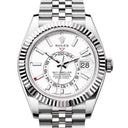 Rolex Sky-Dweller 42mm 336934-0004 Jubilee Stainless Steel with White  Dial Watch 2023