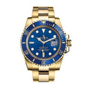 Rolex Submariner Date 116618LB 40mm Yellow Gold with Blue Dial Watch 2011