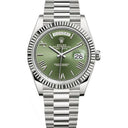 Rolex Day-Date 40 President 228239 White Gold with Green Dial  Watch 2019