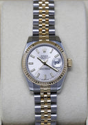 Rolex Lady-Datejust 179173 26mm Steel & Yellow Gold Watch Silver Index Jubilee