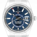 Rolex Sky-Dweller 42mm Oyster 326934 Stainless Steel & White Gold Watch Blue Dial Never Worn