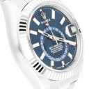 Rolex Sky-Dweller 42mm Oyster 326934 Stainless Steel & White Gold Watch Blue Dial Never Worn