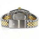 Rolex Datejust 36mm Diamond Bezel & Shoulders White Mother of Pearl Diamond Dial Two Tone Jubilee Watch