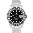 Rolex GMT Master Oyster 40mm 16700 Stainless Steel Watch Black Dial