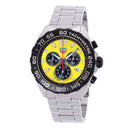 Tag Heuer Formula 1 Chronograph CAZ101AM.BA0842 Yellow Dial Steel Case 43 mm Watch 2024