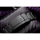 Rolex Oyster Perpetual Black Dial Black PVD/DLC Coated Steel Watch 114300