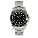 Rolex Submariner Oyster 114060 40mm Stainless Steel with Black Dial Watch 2015