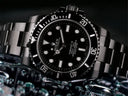 Rolex Submariner (No Date) Black PVD/DLC Coated Stainless Steel Watch 114060