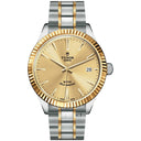 Tudor Style M12513-0001 Stainless Steel With Yellow Gold Accents Watch Champagne Index Dial 2024