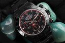Rolex Daytona Black/Red Arabic Racing Dial Black PVD/DLC Coated  Watch 116523