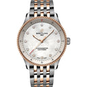 Breitling Navitimer 32mm U77320E61A1U1 Steel & Rose Gold Watch MOP Diamond Dial 2024