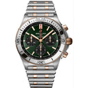 Breitling  Chronomat B01 UB0134131L1U1 Rose Gold & Steel  With Green Dial Watch 2024
