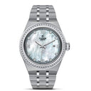 Tudor Royal Automatic M28320-0001 Stainless Steel Diamond set Bezel White Mother of Pearl Dial Ladies Watch 2024