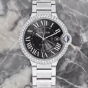 Cartier Ballon Bleu W6920042 Automatic Grey Dial Stainless Steel Diamond Watch