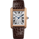 Cartier SS/RG Tank Solo with Alligator Leather W5200026  Watch 2024