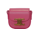 Celine - Calfskin Triomphe Airpods Case With Strap Flamingo (Pre-Owned)
