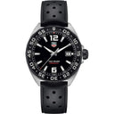 Tag Heuer Formula 1 Quartz Watch 41 mm Steel Case WAZ1110.FT8023 Black Dial Rubber Strap 2024