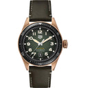Tag Heuer Autavia Automatic WBE5190.FC8268 Bronze Case Green Dial Black Leather Strap Watch 2024