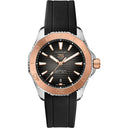 Tag Heuer Aquaracer Professional 200m Calibre 5 40mm WBP2151.FT6199 Stainless Steel & Rose Gold With Black Rubber Watch Black Dial 2024