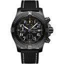 Breitling Avenger Chronogragh V13317101B1X1 Black DLC Titanium with Black Leather Watch 2024